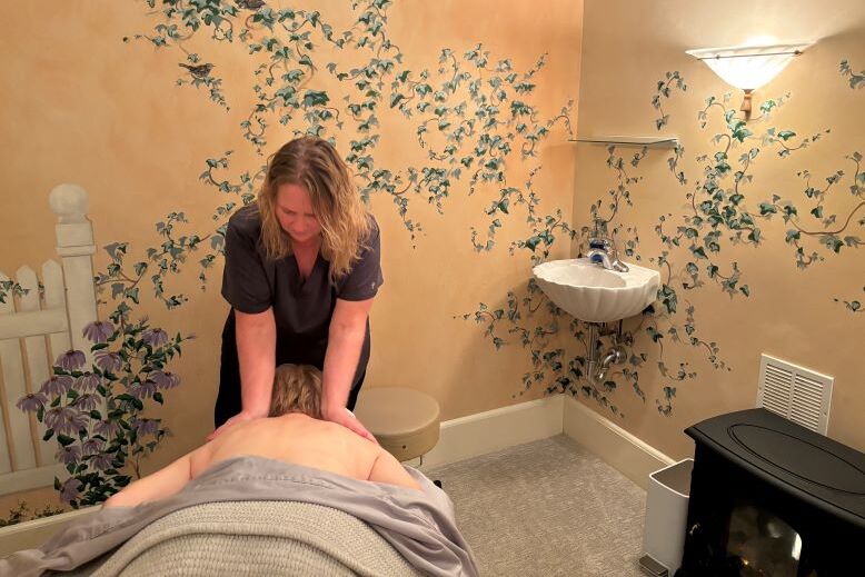 Hot stone massage treatment at European Touch Day Spa